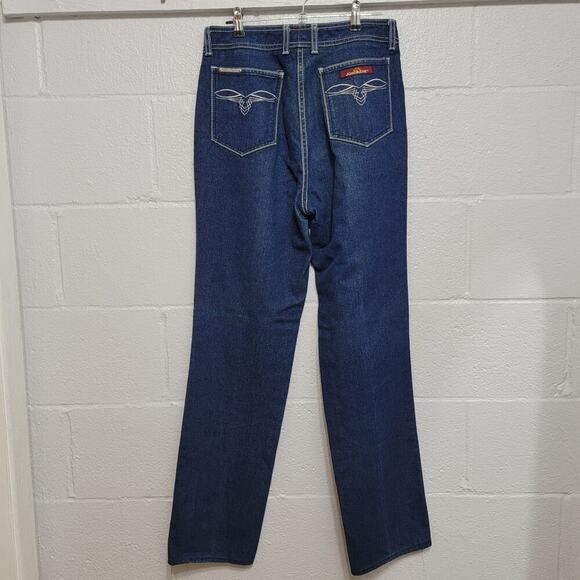 VTG Highwaist Rustler Jeans 28 Slim - Picture 2 of 10